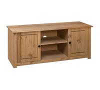 ""SALE Janvier"" MODERNE Cabinet TV - MGH - MEUBLE TV/HIFI - Avec rangement - 120x40x50 cm - Bois de pin massif Gamme Panama TT106