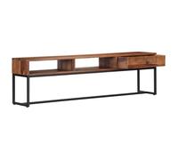 ""SALE Janvier"" MODERNE Cabinet TV - MGH - MEUBLE TV/HIFI - Avec rangement - 160x30x45 cm Bois de Sesham massif TT69