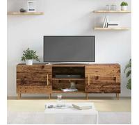 ""SALE Janvier"" MODERNE Cabinet TV - MGH - MEUBLE TV/HIFI - Avec rangement - Bois ancien 150x30x50 cm - Bois d'ingénierie TT2084