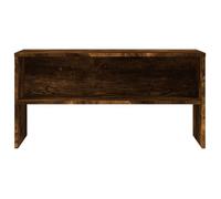 ""SALE Janvier"" MODERNE Cabinet TV - MGH - MEUBLE TV/HIFI - Avec rangement - chêne fumé 80x40x40 cm - Bois d'ingénierie TT816