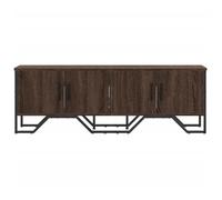 ""SALE Janvier"" MODERNE Cabinet TV - MGH - MEUBLE TV/HIFI - Avec rangement - chêne marron 122x34x41 cm - Bois d'ingénierie TT1624