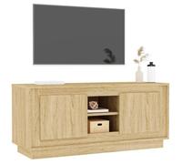 ""SALE Janvier"" MODERNE Cabinet TV - MGH - MEUBLE TV/HIFI - Avec rangement - chêne sonoma 102x35x45 cm - Bois d'ingénierie TT990