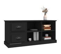 ""SALE Janvier"" MODERNE Cabinet TV - MGH - MEUBLE TV/HIFI - Avec rangement - noir 102x35,5x47,5 cm - Bois d'ingénierie TT840