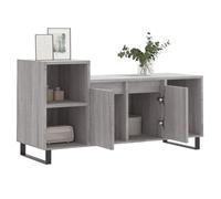 ""SALE Janvier"" MODERNE Cabinet TV - MGH - MEUBLE TV/HIFI - Avec rangement - Sonoma gris 100x35x55 cm - Bois d'ingénierie TT1349