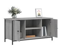 ""SALE Janvier"" MODERNE Cabinet TV - MGH - MEUBLE TV/HIFI - Avec rangement - Sonoma gris 100x40x50 cm - Bois d'ingénierie TT1405