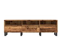 ""SALE Janvier"" MODERNE Cabinet TV - MGH - MEUBLE TV/HIFI - Avec rangement - vieux bois 150x30x44,5 cm - Bois d'ingénierie TT1848