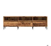 ""SALE Janvier"" MODERNE Cabinet TV - MGH - MEUBLE TV/HIFI - Avec rangement - vieux bois 150x30x44,5 cm - Bois d'ingénierie TT1846