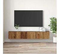 ""SALE Janvier"" MODERNE Cabinet TV - MGH - Meubles TV mural 3 pcs - Armoire HIFI - Marron 60x30x30 cm TT2951