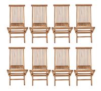 Salento - lot de 8 chaises en teck