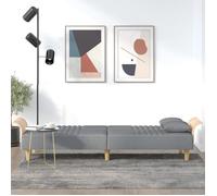 ""Sales Season""Canapé convertible 2 places - SHELD - CLIC-CLAC/Sofa-lit - avec accoudoirs gris clair tissu 224x89x70cm C3349913
