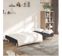 ""Sales Season""Canapé convertible 2 places - SHELD - CLIC-CLAC/Sofa-lit - noir tissu 200x84,5x69cm C7045160