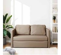 ""Sales Season""Canapé convertible à 2 places 2 en 1 - SHELD - CLIC-CLAC/Sofa-lit - cappuccino 112x174x55cm similicuir 112x60x55cm C82