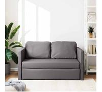 ""Sales Season""Canapé convertible à 2 places 2 en 1 - SHELD - CLIC-CLAC/Sofa-lit - gris 112x174x55cm similicuir 112x60x55cm C5743686