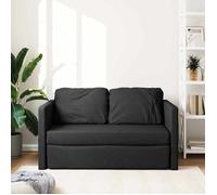 ""Sales Season""Canapé convertible à 2 places 2 en 1 - SHELD - CLIC-CLAC/Sofa-lit - noir 112x174x55cm tissu 112x60x55cm C4292870