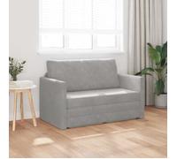 ""Sales Season""Canapé convertible/Fauteuil - SHELD - CLIC-CLAC/Sofa-lit - 110cm Gris clair Velours 124x71x78cm C7391907