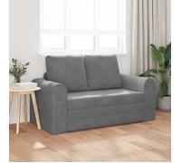 ""Sales Season""Canapé convertible/Fauteuil - SHELD - CLIC-CLAC/Sofa-lit - 60cm Gris foncé Velours 148x71x83cm C2291216