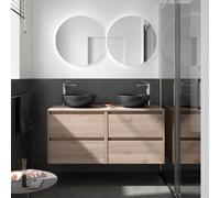 Salgar Meuble de salle de bains NOJA 1400 4 tiroirs NATURAL + plan de toilette