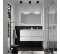 Salgar Noja Ensemble complet 1200 4 tiroirs White Satin
