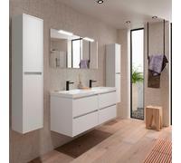 Salgar Noja Ensemble complet 1400 4 tiroirs Satin blanc