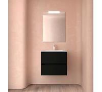 Salgar Noja Ensemble complet 600 2 tiroirs Noir Satin