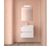 Salgar Noja Ensemble complet 600 2 tiroirs White Satin