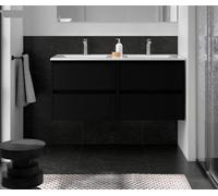 Salgar Noja Meuble bas 1200 4 tiroirs + vasque Black Satin