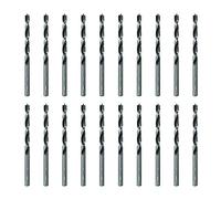 SALI 20 pièces jeu de mèches à bois 5mm acier au carbone jeu de mèches à bois pour dur, contreplaqué, plastique trous ronds dans tous les types de, parfait pour le bricolage travail du