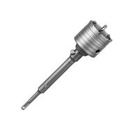 SALI Scie Cloche Beton Couronne de Forage 70 mm SDS Plus M22 Filetage Couronne Carotteuse Foret Tige 220mm Foret Pour Scie Murale Set de Scies Cloche pour Maçonnerie Pierres Naturelles Grès Marbre