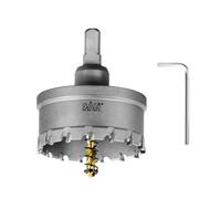 SALI Scie cloche en carbure de tungstène TCT avec foret de centrage revêtu de titane, idéale pour les trous dans l'acier inoxydable, le fer, l'alliage, le bois, le plastique (diamètre 68 mm)
