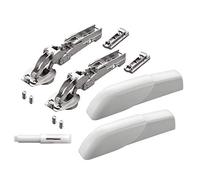 Salice Charnière pour à 4,4 Kg Porte abattante Pacta blanc Portes légéres | jusqu’ Capacité de Charge Charnière d’Abattant Charnière pour Compartiment de Bar