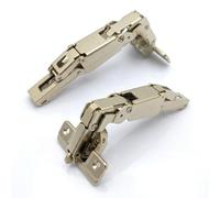 SALICE Lot de 2 charnières pour portes avec grande ouverture jusqu'à 165°, série 200. Fermeture traditionnelle avec ressort à claquet. (Col 0 pour portes battantes)