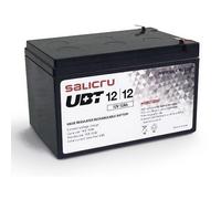 Salicru UBT 12/12 Batterie AGM Rechargeable 12 Ah/ 12 V - Batteries de l'onduleur (Sealed Lead Acid (VRLA), Noir, 12 Ah, 12 V, 1 pièce(s), 5 année(s))