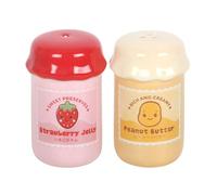 Salière & poivrière Fun de Fun & Lifestyle - Peanut Butter And Jelly Jar - pour Indifférent - multicolore Standard