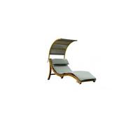 Salina Chaise Longue avec Parasol Beige
