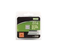 SALKI Agrafes de Grillage Ω16 - Blister d'Agrafes en Acier Galvanisé Omega-16, Diamètre 1,3mm, Parfait pour l'Agrafage de Clôtures, Contient 250 pièces.