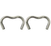 SALKI | Agrafes de Grillage Ω20 | Pack d'Agrafes en Acier Galvanisé Omega-20 | Diamètre 2mm | Parfait pour l'Agrafage de Clôtures | 1000 pièces (Lot de 2)