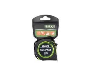 SALKI | Flexomètre |Mètre Ruban de 5 mètres de long avec revêtement en Nylon | Blocage du Ruban | Aimants pour une Mesure Confortable sur les Surfaces Métalliques