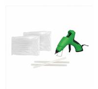 Salki Pack Premium Pistolet à Colle Thermofusible 80W + 2 Sachets de 1 kg de Bâtons de Colle - Haute Puissance pour les Travaux Intensifs et le Bricolage Professionnel