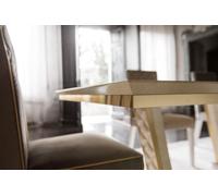 Salle à manger + 6 chaises + commode miroir 2x vitrine Table de salle à manger 11pcs Set Garniture