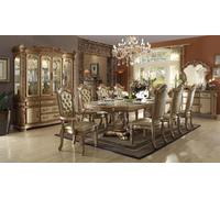 Salle à manger 8 fauteuils 9pcs Set Classique Garniture Table Chaise Groupe Baroque