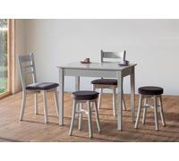 Salle à manger Ensemble 2x tabourets Haute qualité Ensemble table 2x chaises Design Meubles modernes