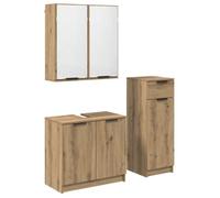 SALLE DE BAIN COMPLETE - BEST-HOME - Ensemble de mobilier de salle de bain 3 pcs - chêne artisanal - 3_8468651