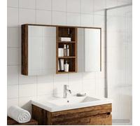 SALLE DE Bain COMPLETE - Ensemble de Meubles de Salle de Bain - solide et durable - 3 pcs 116 x 16 x 62,5 cm_26ceb24w