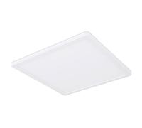 Salle de bain Lampe LED Plafonnier Panneau LED IP44, 3 niveaux par interrupteur mural, rétro-éclairage, blanc, 18W 1600Lm blanc chaud, LxH 29,4x2,5