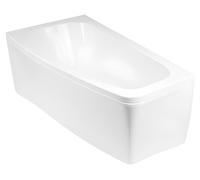 Salle de bains rectangulaire baignoires d'angle blanc arrondi baignoire d'angle Nouveau