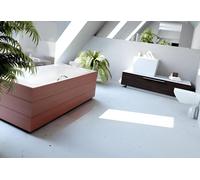Salle de bains rectangulaire baignoires d'angle blanc baignoire d'angle arrondi Nouveau