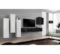 Salon Armoire murale de luxe Garniture Support TV Meubles modernes Bois Designer