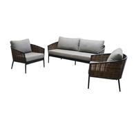 Salon bas de jardin (1 canapé 3 places + 2 fauteuils ) - Muse