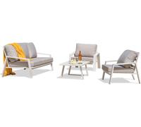 Salon de jardin 5 places en aluminium