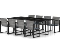 Salon de jardin avec coussins Poly Rattan Garniture Set de jardin